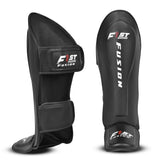 FF MMA Shin Guards Padded Muay Thai Leg Guards with Instep Protection for Kickboxing Training Sparring x2