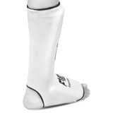 FF Muay Thai Shin in Step, Kickboxing MMA Boxing Training Sparring Leg Foot Guards Cotton Cloth Elasticated Pair