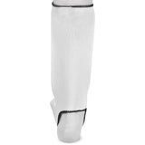 FF Muay Thai Shin in Step, Kickboxing MMA Boxing Training Sparring Leg Foot Guards Cotton Cloth Elasticated Pair