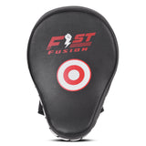 Boxing Focus Strike Pads Curved Punching MMA Muay Thai Training Sparring Kickpad Shields Pair Black-White
