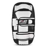 Thai Kick Boxing Pad, Professional Training Strike Shield, Black Leather, MMA Kicking Heavy Duty Curved Thai Pad x1